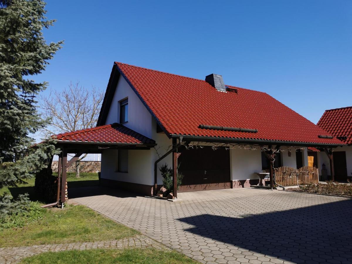 Ferienhaus Rosenhof Glaubitz Bagian luar foto