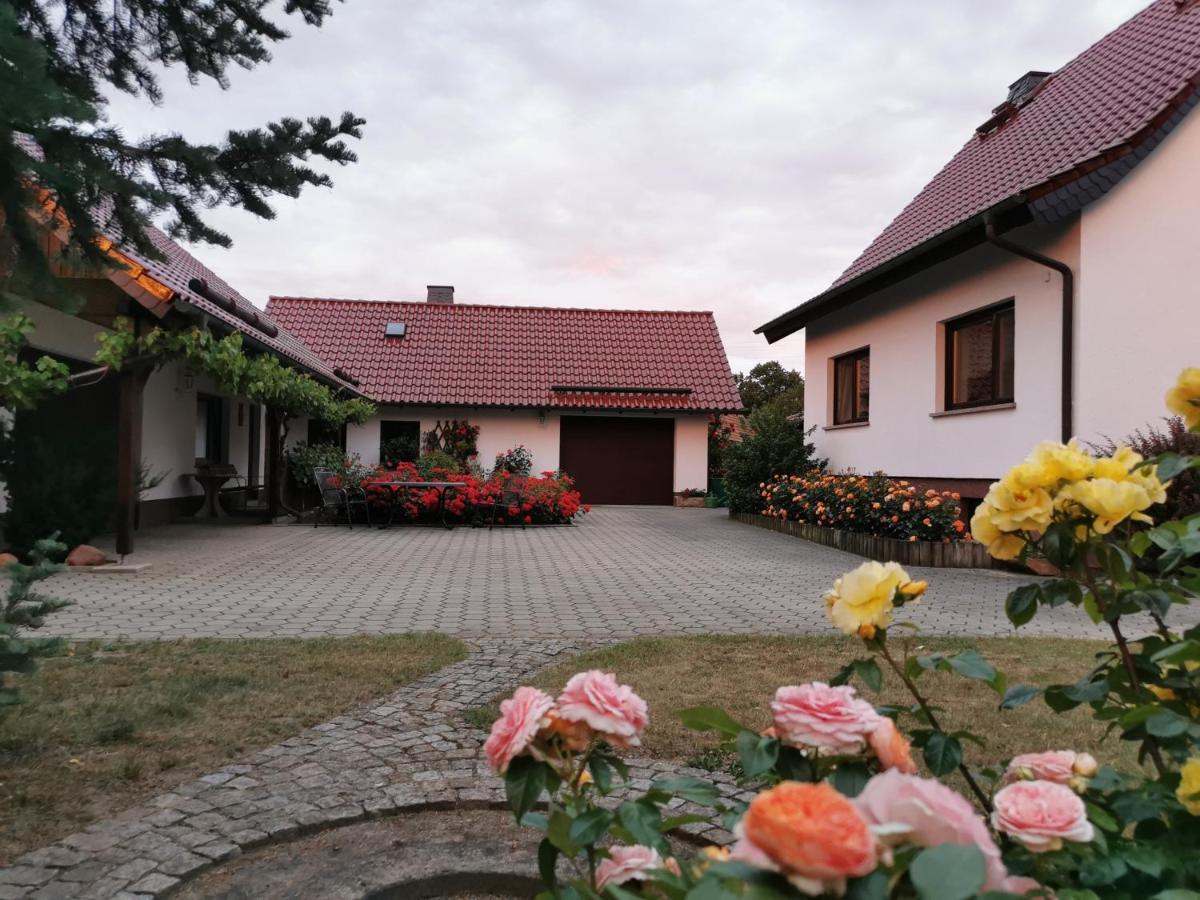 Ferienhaus Rosenhof Glaubitz Bagian luar foto