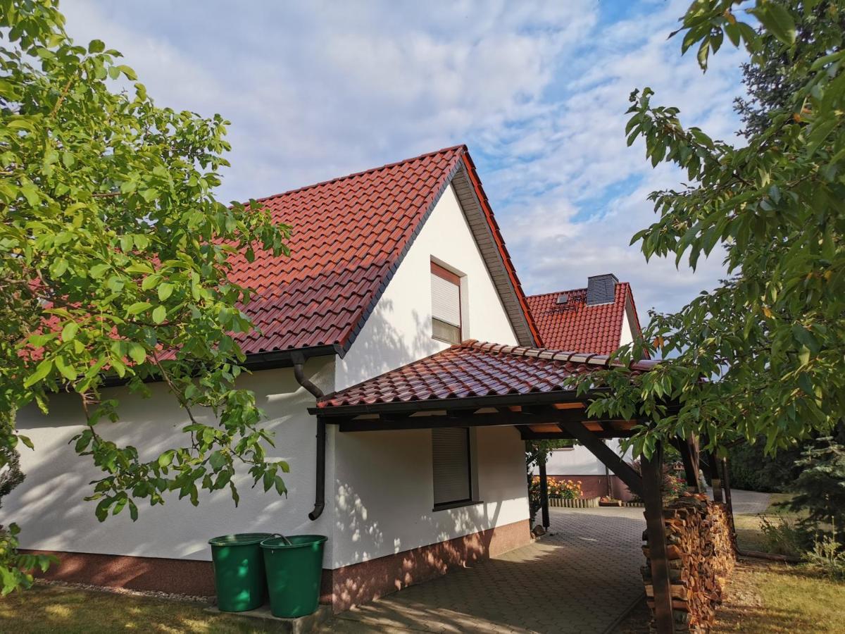 Ferienhaus Rosenhof Glaubitz Bagian luar foto